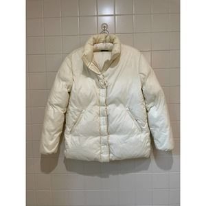 Vintage United Colors of Benetton White Puffer Jacket